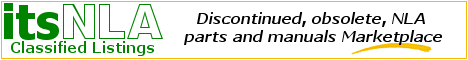 itsNLA.com - the marketplace for discontinued, obsolete and no longer available (NLA) appliance related items.